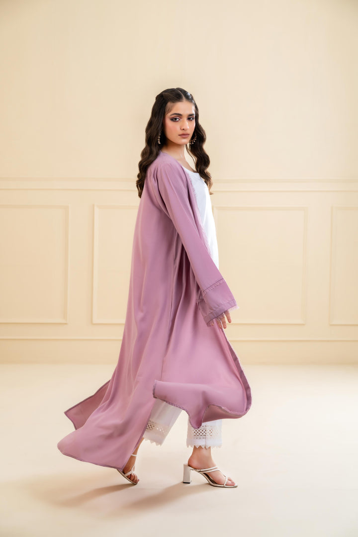 Amina Textured Open Abaya