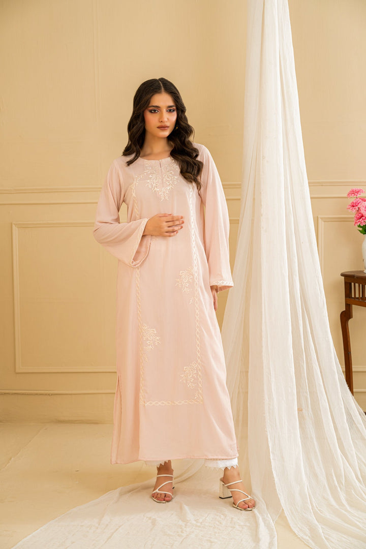 Elzena Embroidered Maxi Dress