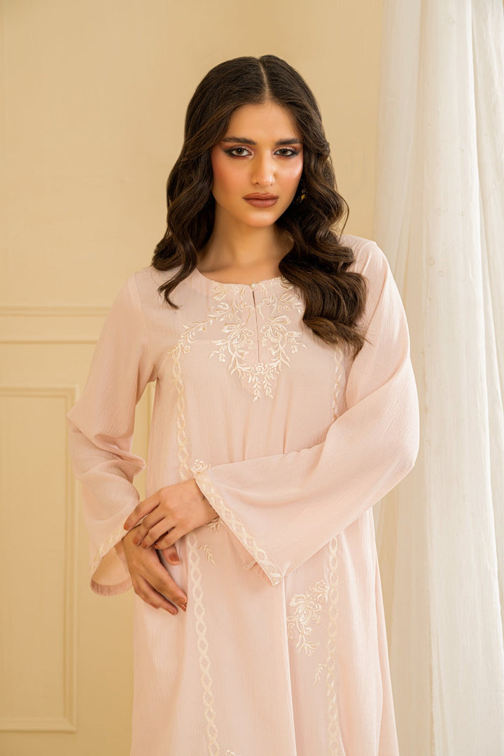 Elzena Embroidered Maxi Dress