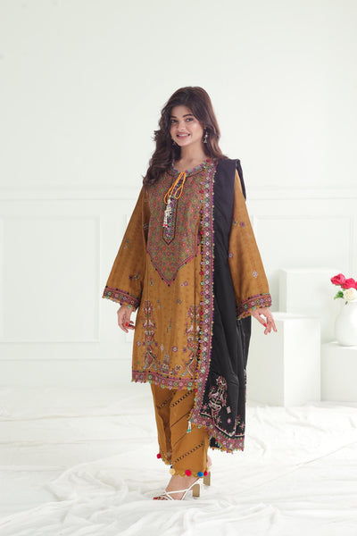 Gulzar - Winter Stitched - Zaha by Khadijah Shah