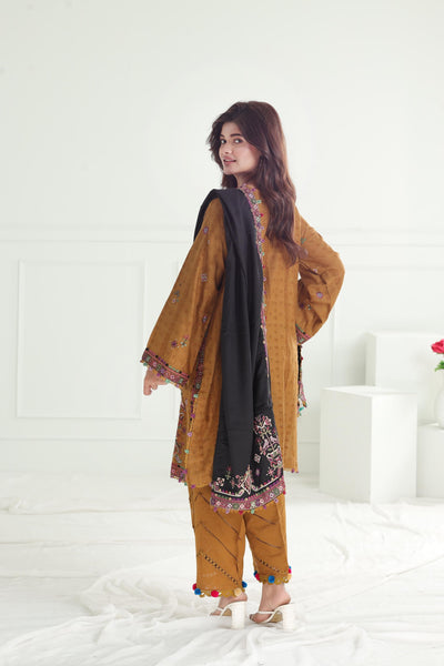 Gulzar - Winter Stitched - Zaha by Khadijah Shah