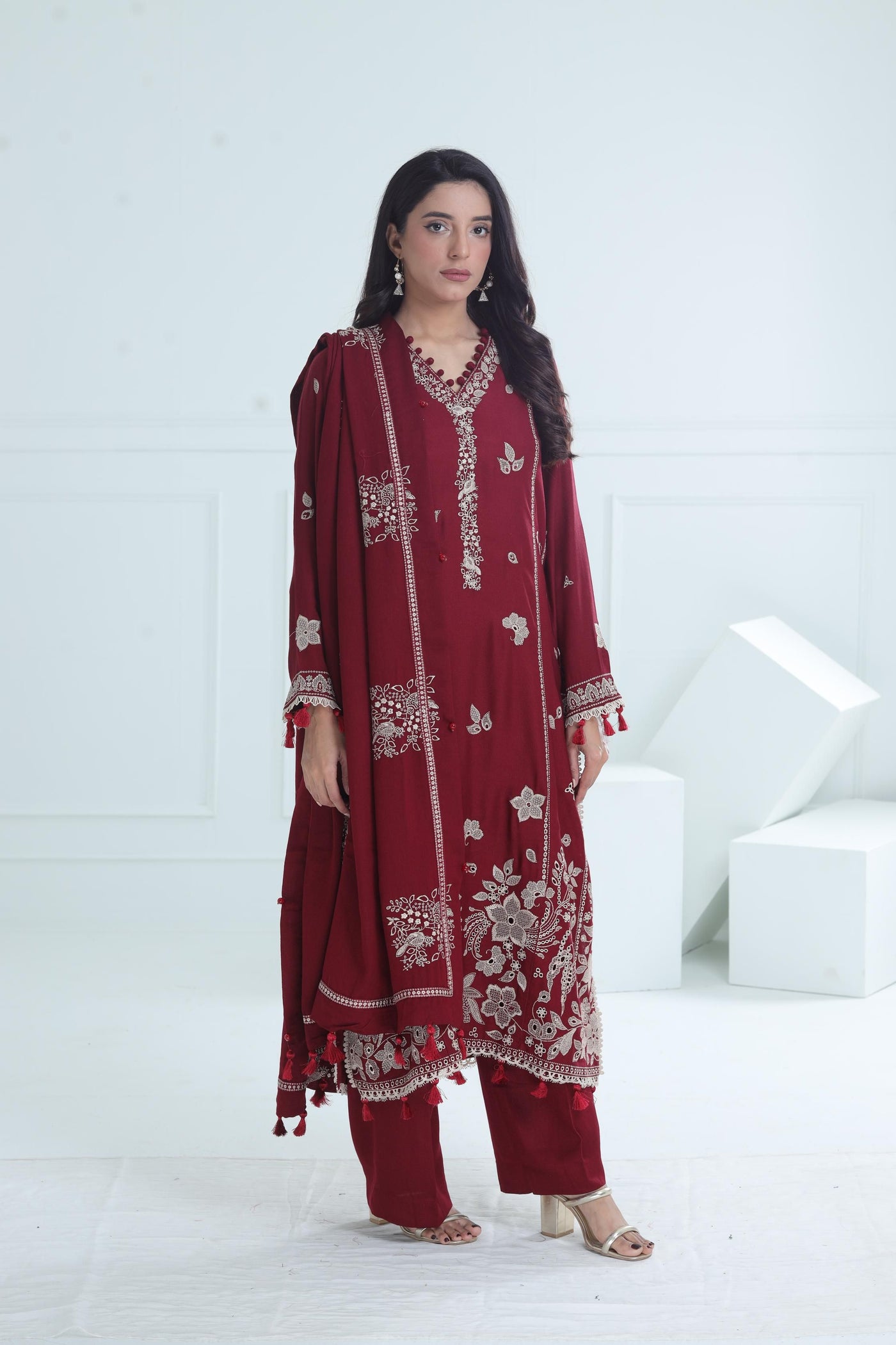 Zarqaa - Winter Stitched - Zaha by Khadijah Shah