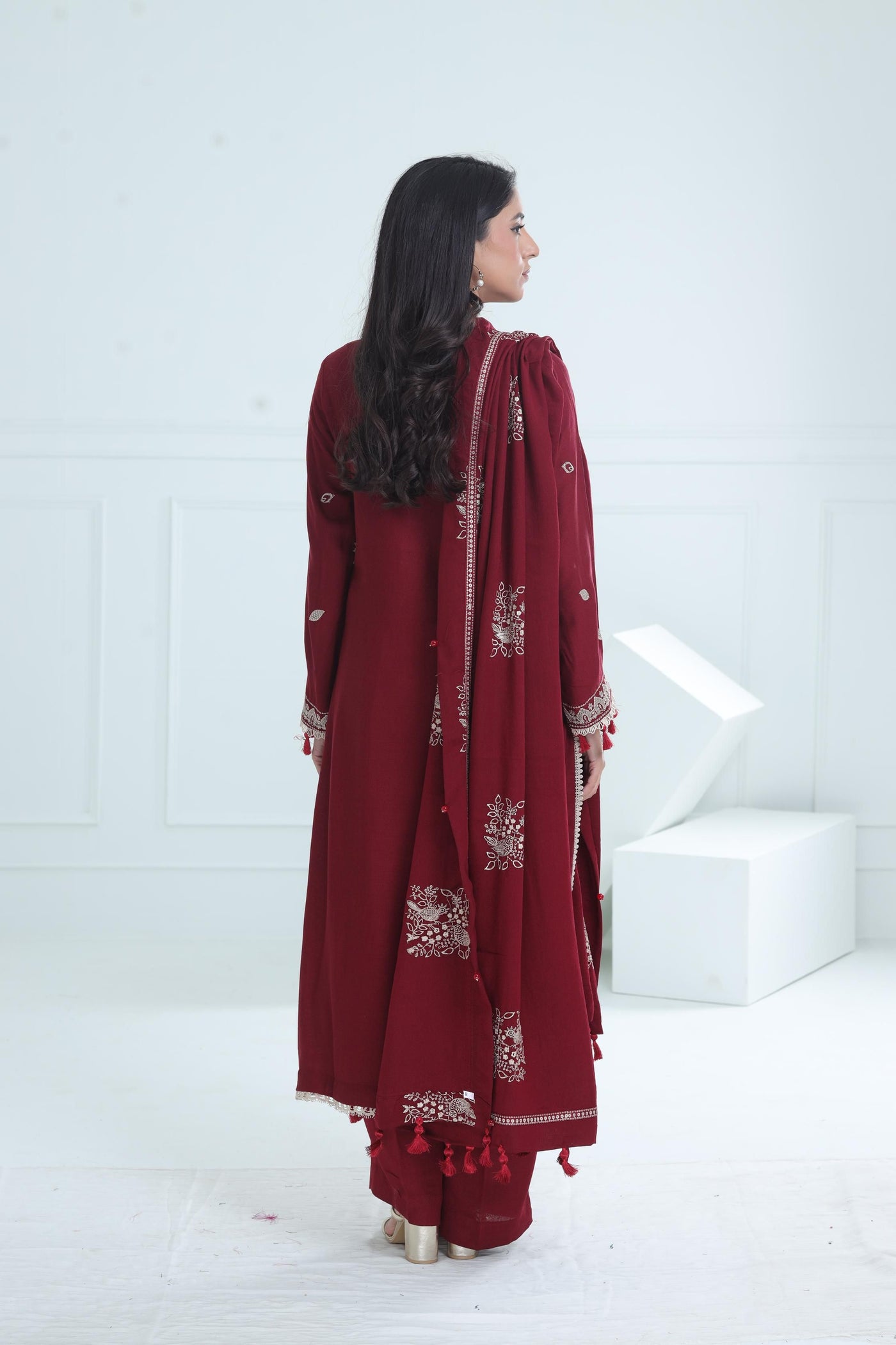 Zarqaa - Winter Stitched - Zaha by Khadijah Shah