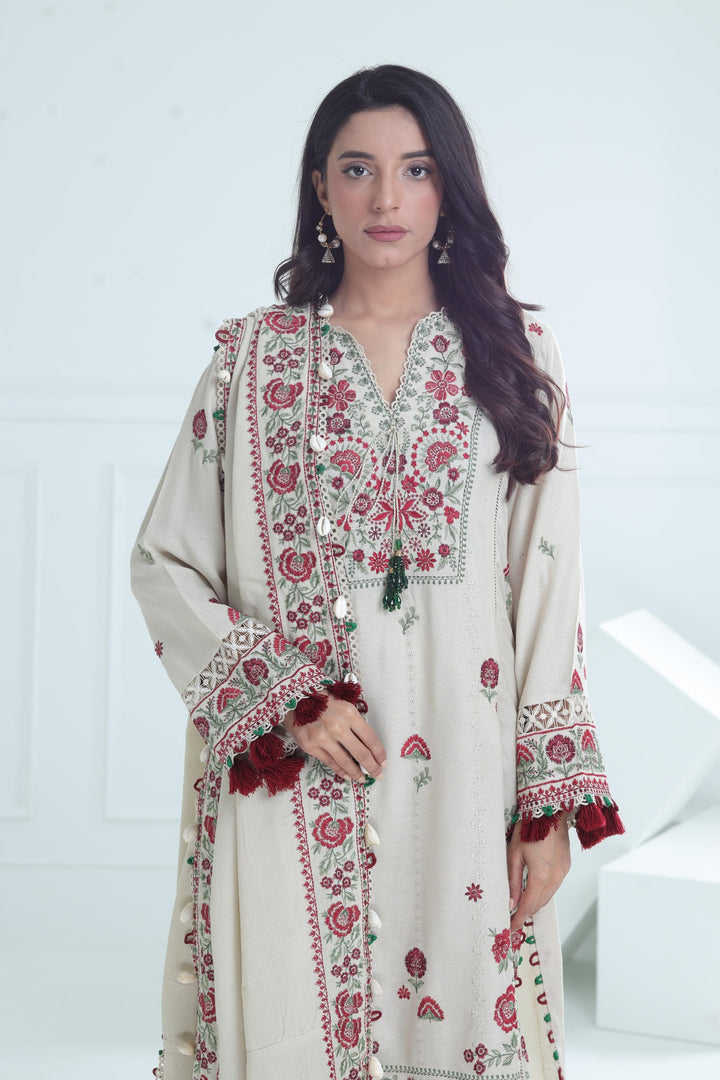 Aabroo - Winter Stitched - Zaha by Khadijah Shah