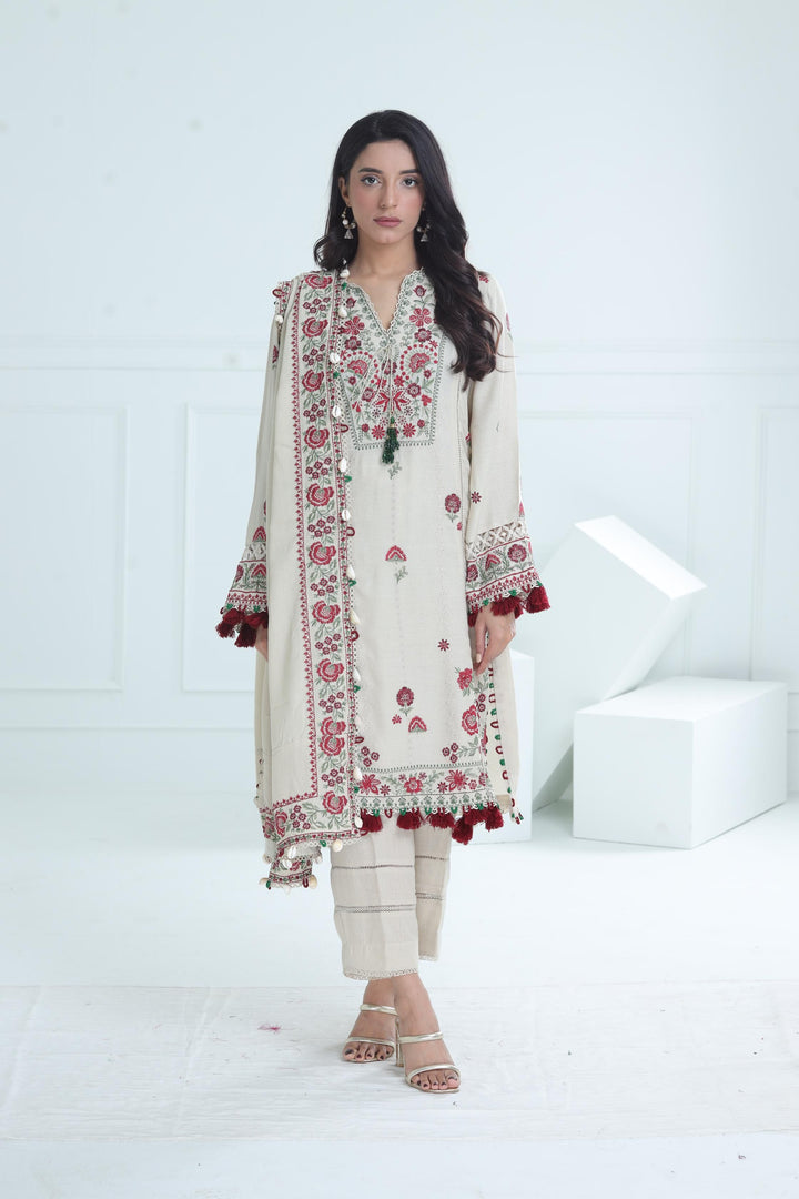 Aabroo - Winter Stitched - Zaha by Khadijah Shah