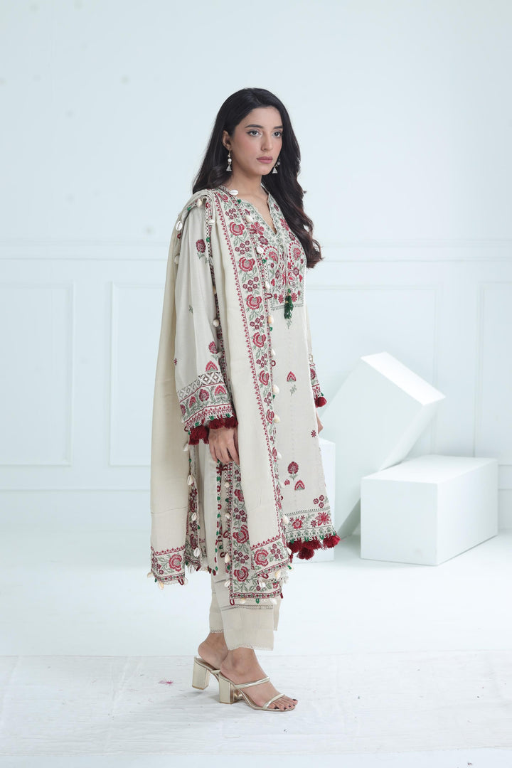 Aabroo - Winter Stitched - Zaha by Khadijah Shah