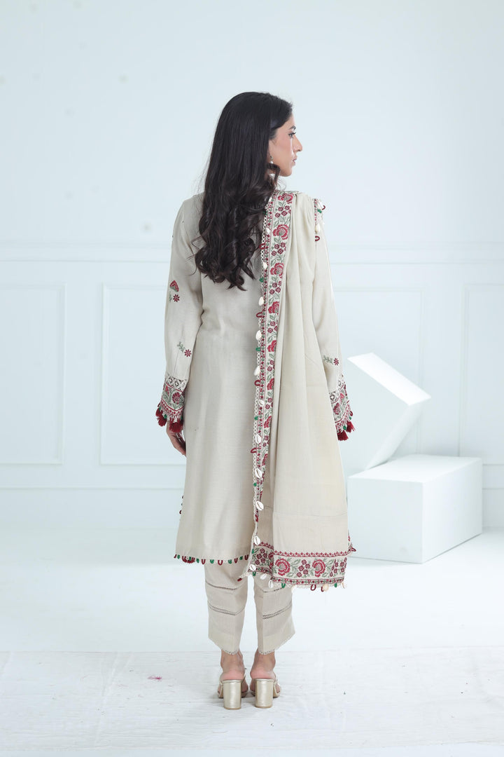 Aabroo - Winter Stitched - Zaha by Khadijah Shah