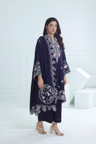 Raqs - Winter Stitched - Zaha by Khadijah Shah