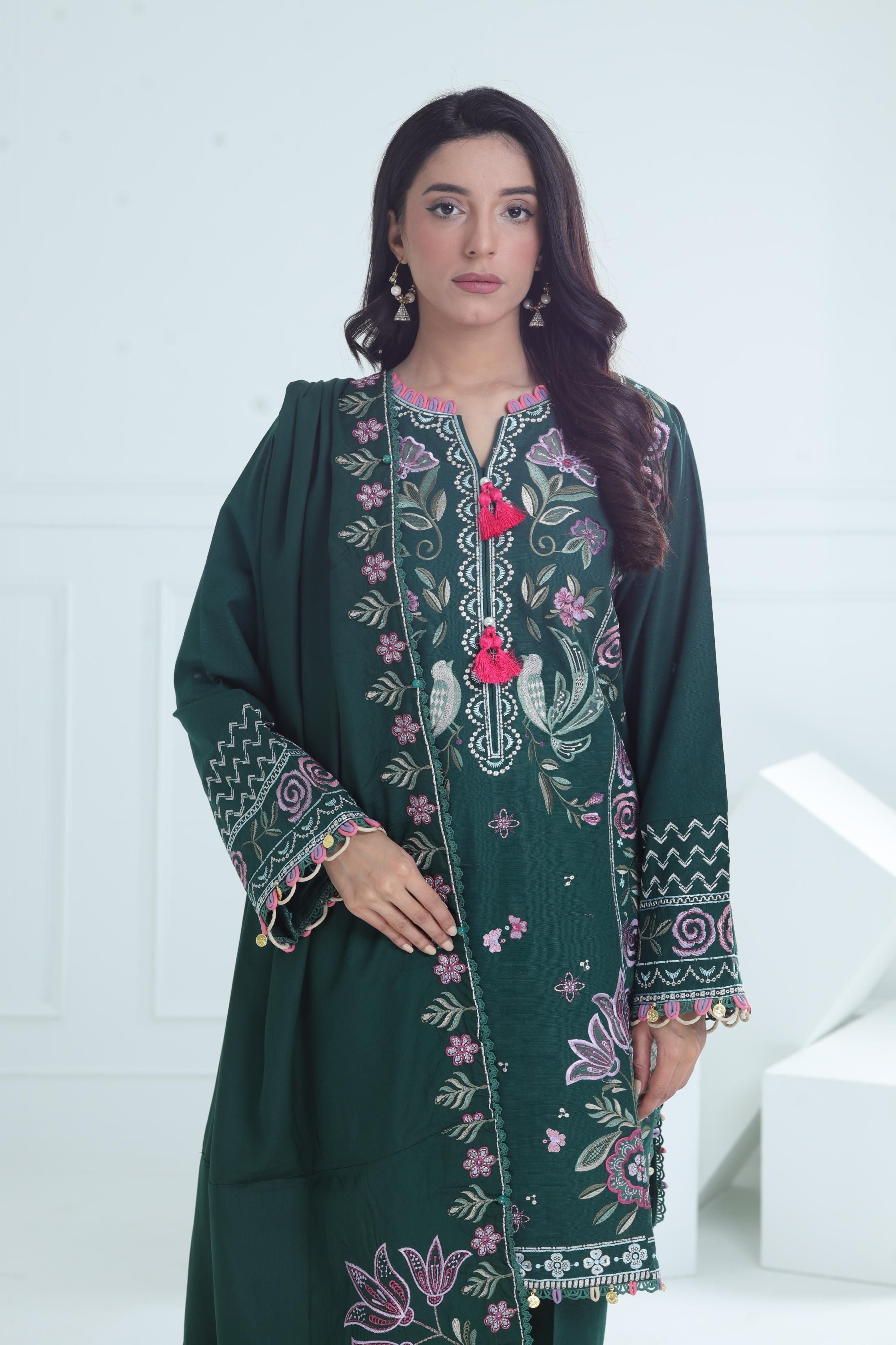 Arsin - Winter Stitched - Zaha by Khadijah Shah – Janan
