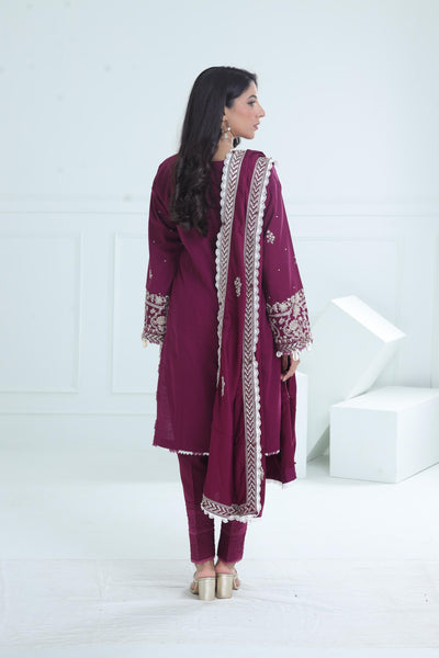 Afreen - Winter Stitched - Zaha by Khadijah Shah