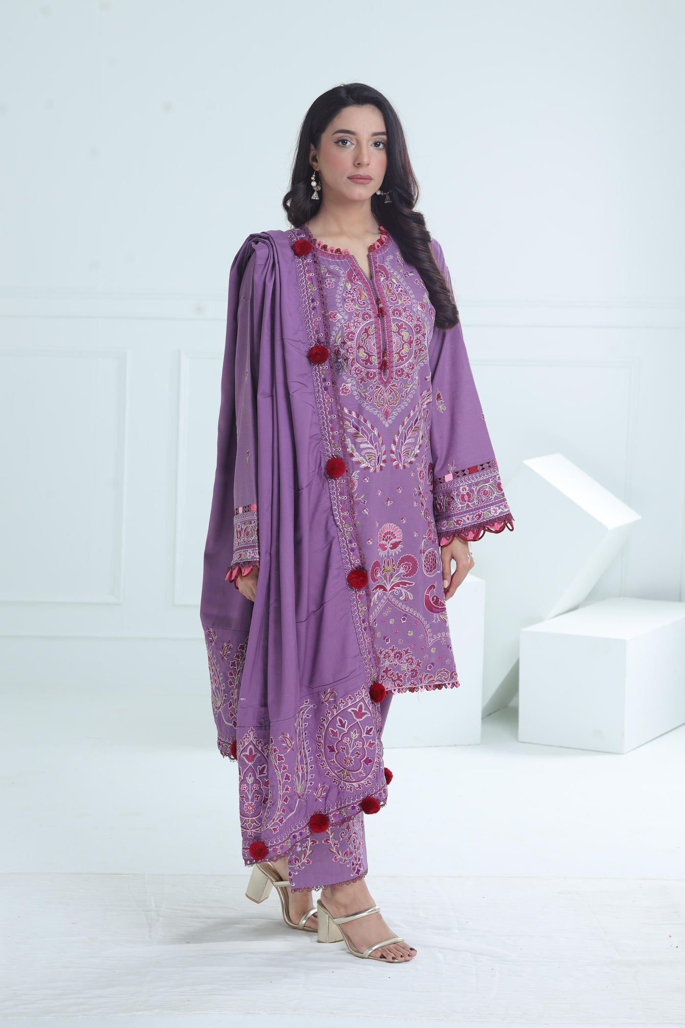 Gulrang - Winter Stitched - Zaha by Khadijah Shah