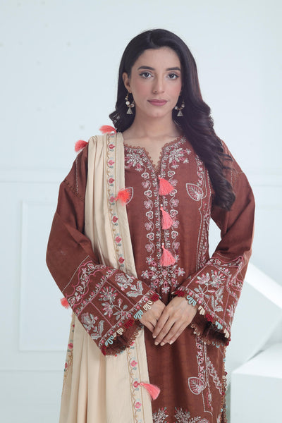 Sahiba - Winter Stitched - Zaha by Khadijah Shah