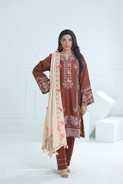 Sahiba - Winter Stitched - Zaha by Khadijah Shah