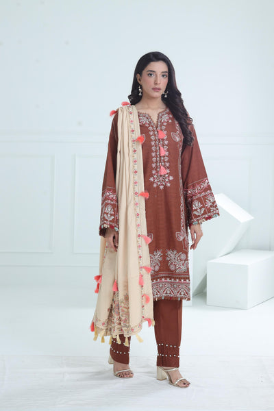 Sahiba - Winter Stitched - Zaha by Khadijah Shah