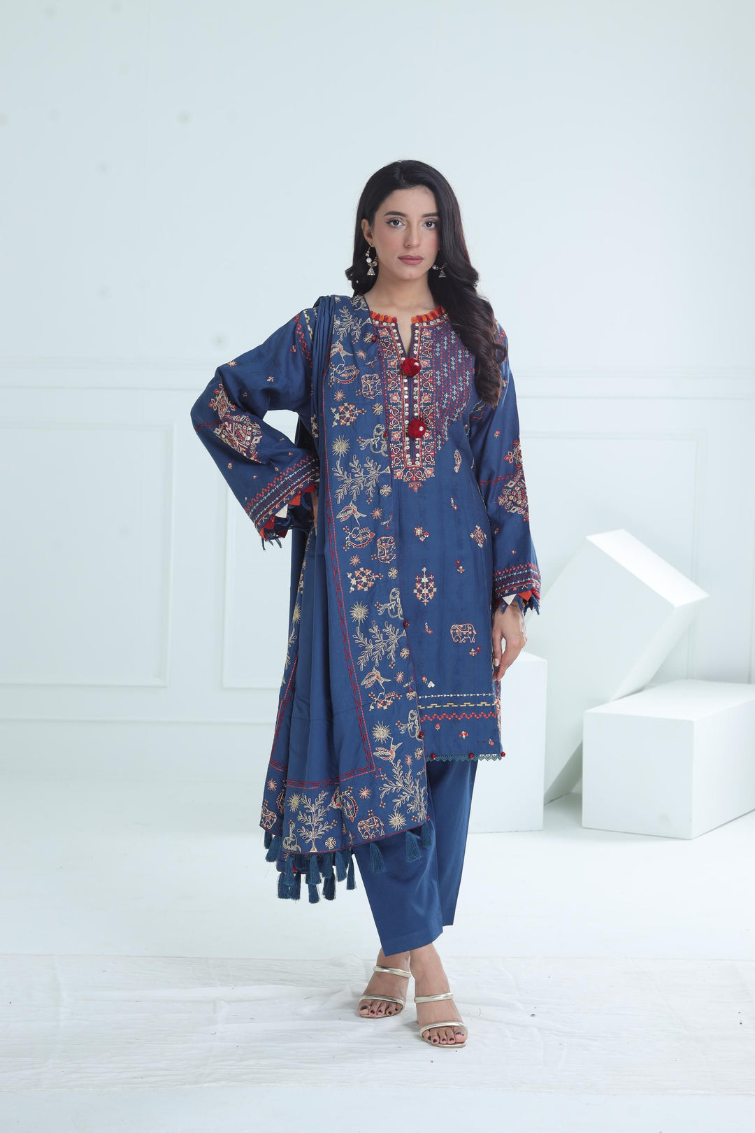 Zarmina - Winter Stitched - Zaha by Khadijah Shah