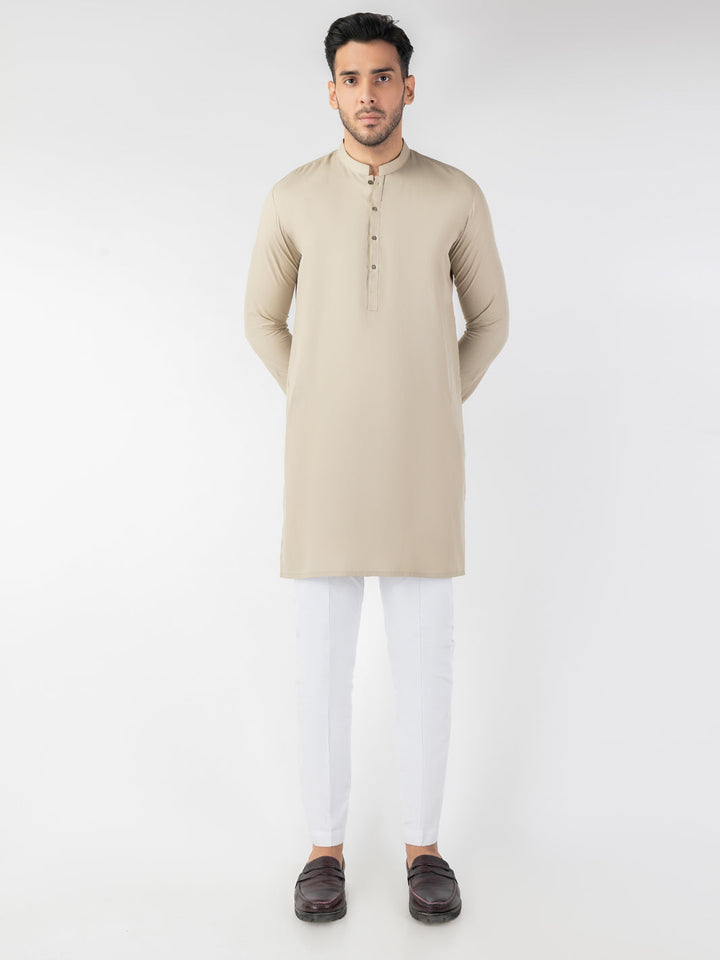 Blended Sage Green Kurta - Almirah
