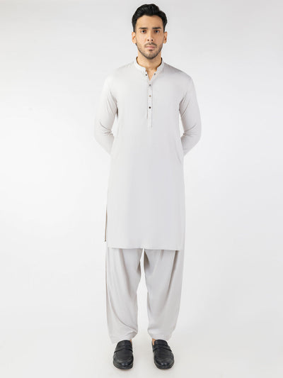 Blended Light Grey Shalwar Kameez- Almirah