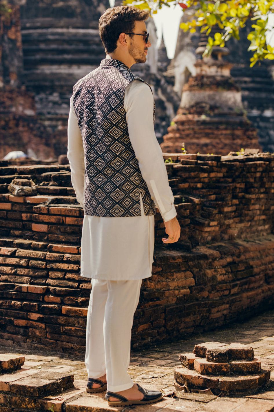 Blended Black Waist Coat - Almirah