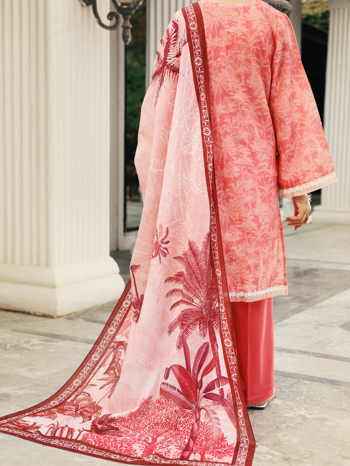 Lawn Light Pink Stitched Suit - Almirah