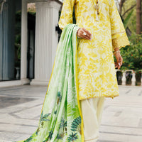 Lawn Lemon Stitched Suit - Almirah