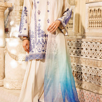 Lawn Ivory Stitched Suit - Almirah