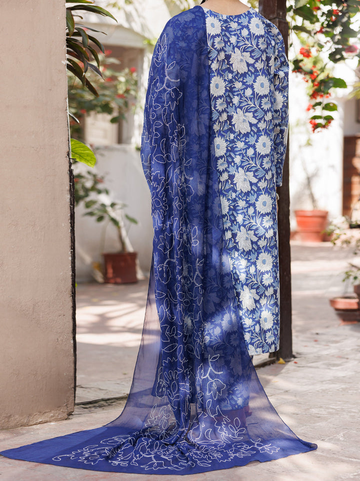 Blue Stitched Suit - Almirah