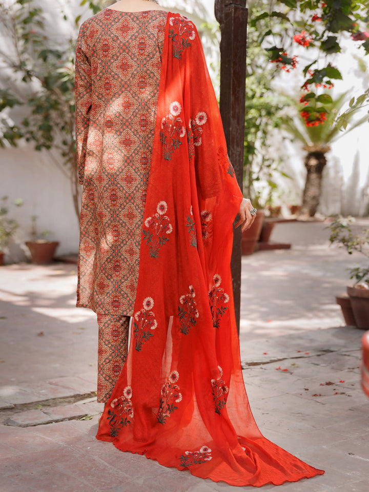 Brown Stitched Suit - Almirah