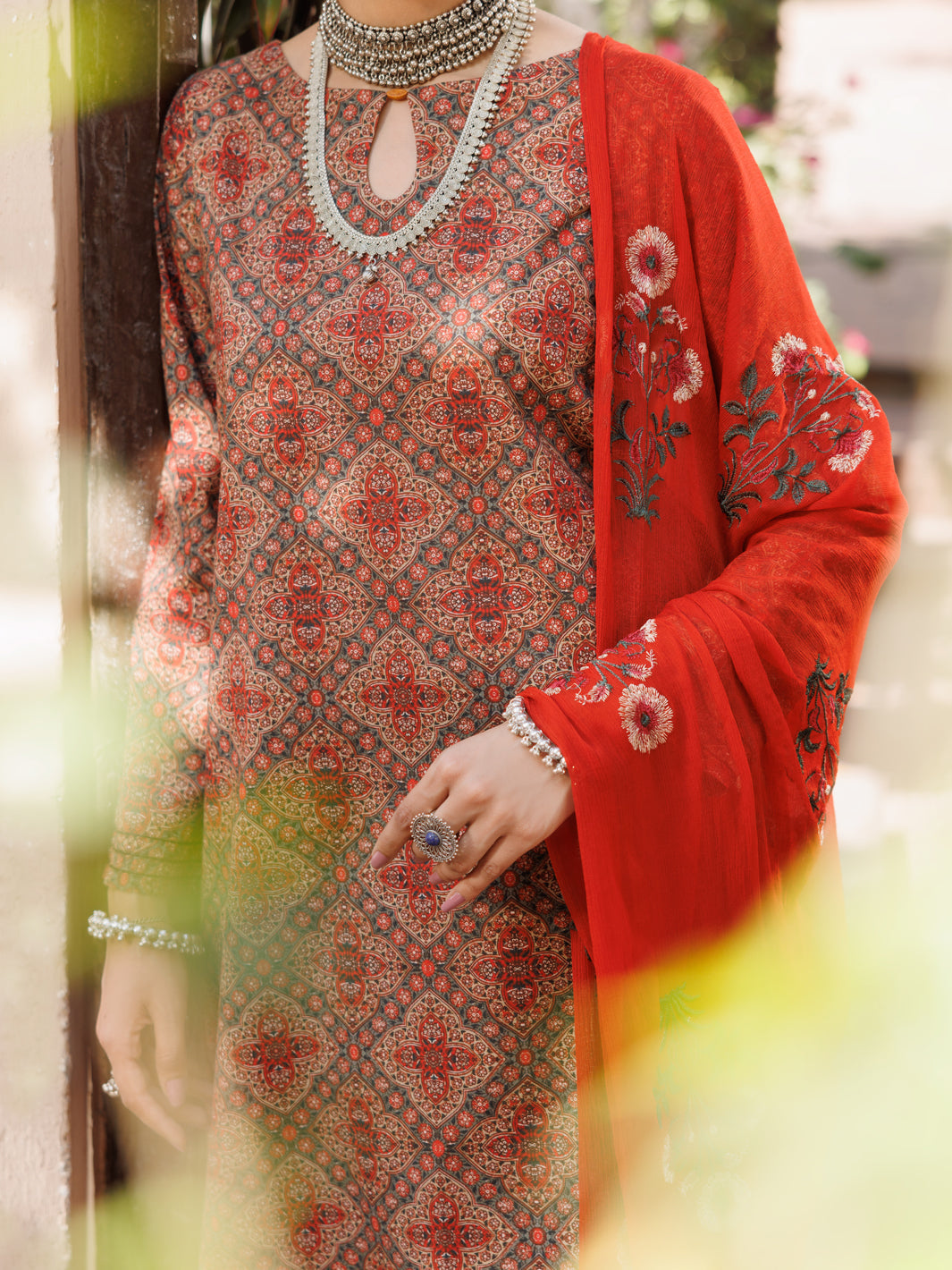 Brown Stitched Suit - Almirah