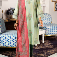 Lawn Pistachio Green Stitched Suit - Almirah