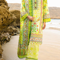 Lawn Lemon Unstitched Suit - Almirah