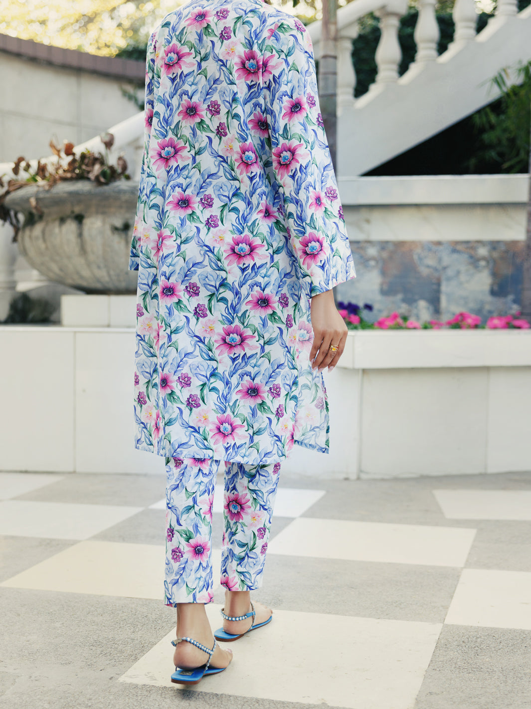 Lawn Multicolor Stitched Suit - Almirah