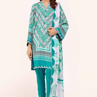 Karandi Blue Unstitched Suit - Gul Ahmed