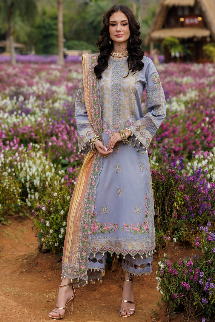 Lawn Grey Stitched Suit - Charizma