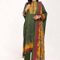 Cotail Green Unstitched Suit - Gul Ahmed