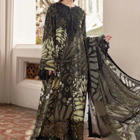 Design 9A - Maria B M Print Festive Stitched