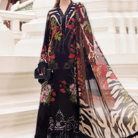 Design 10B - Maria B M Print Festive Stitched