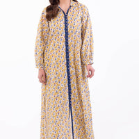 Printed Lawn Mustard Unstitched Shirt - Gul Ahmed