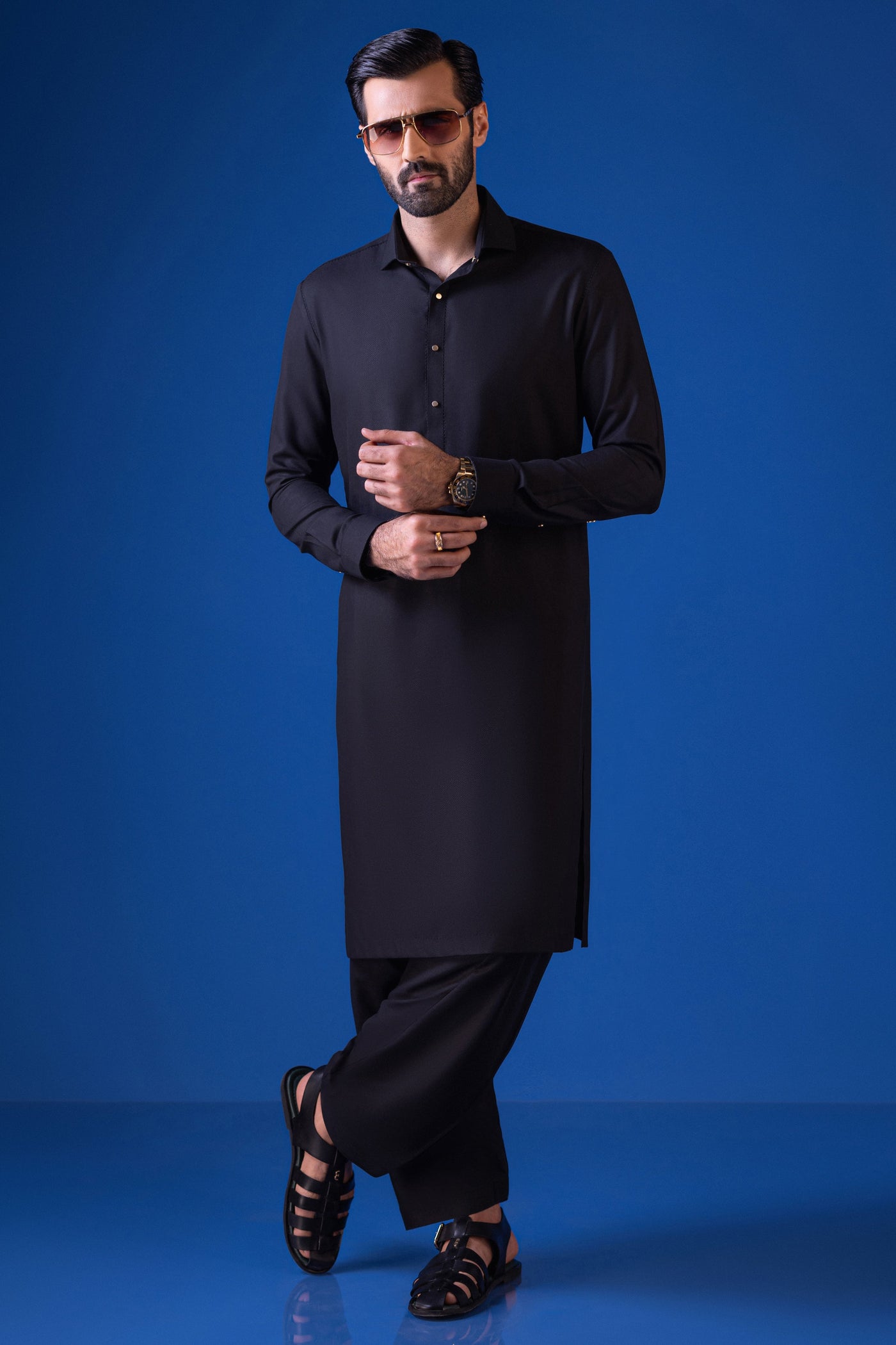 Blended Black Kameez Shalwar - Cast & Crew