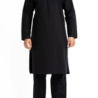 Black Inner Suit - J. Junaid Jamshed