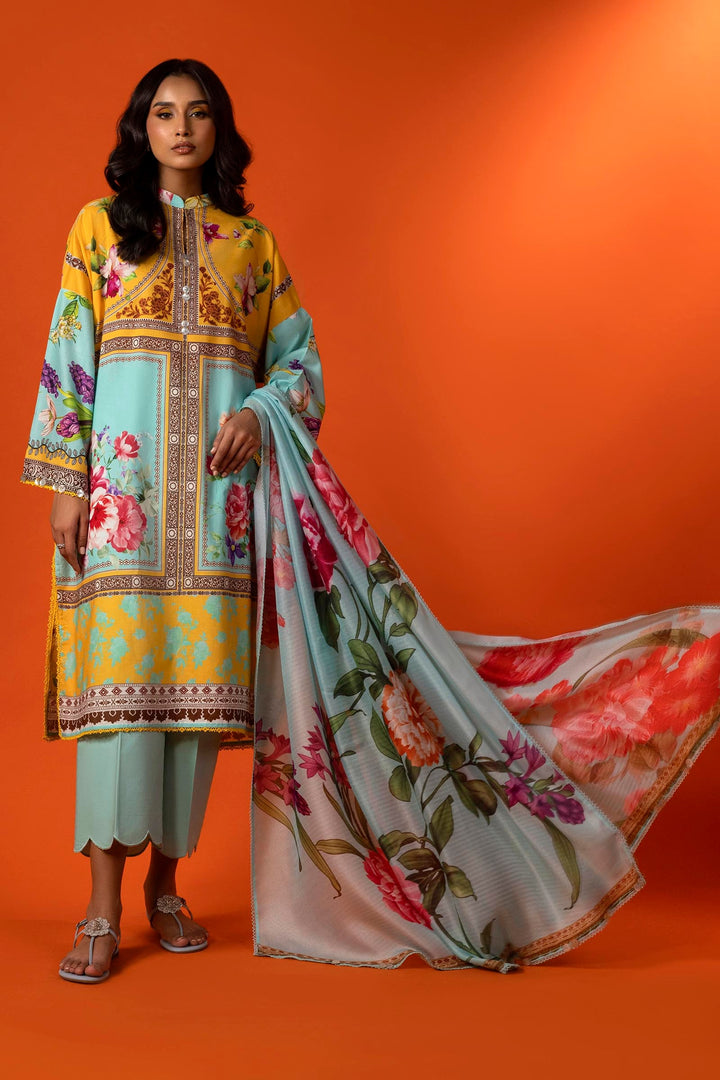 Design 9A - Sana Safinaz Mahay Printed Stitched