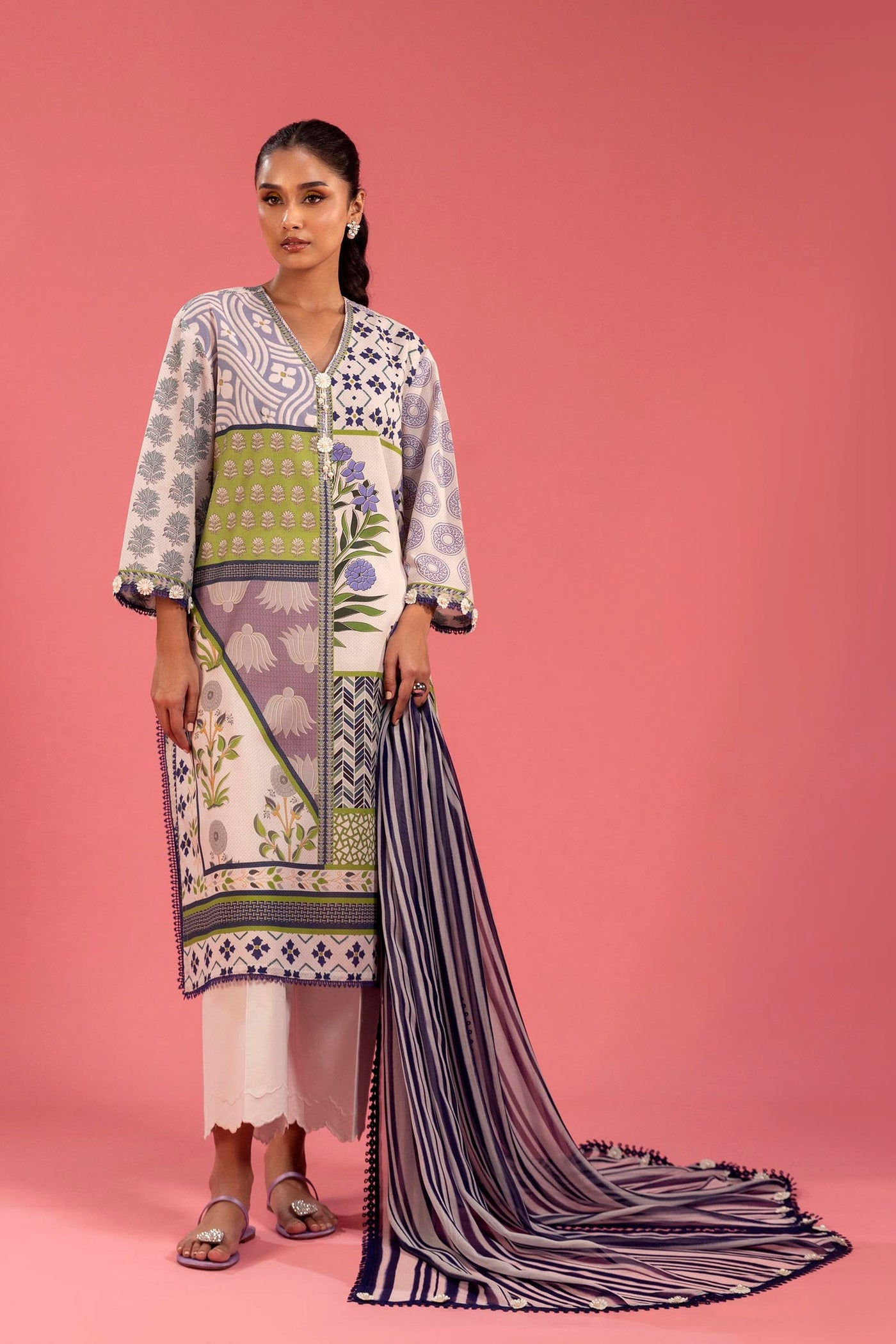 Design 12A - Sana Safinaz Mahay Vol1 Unstitched