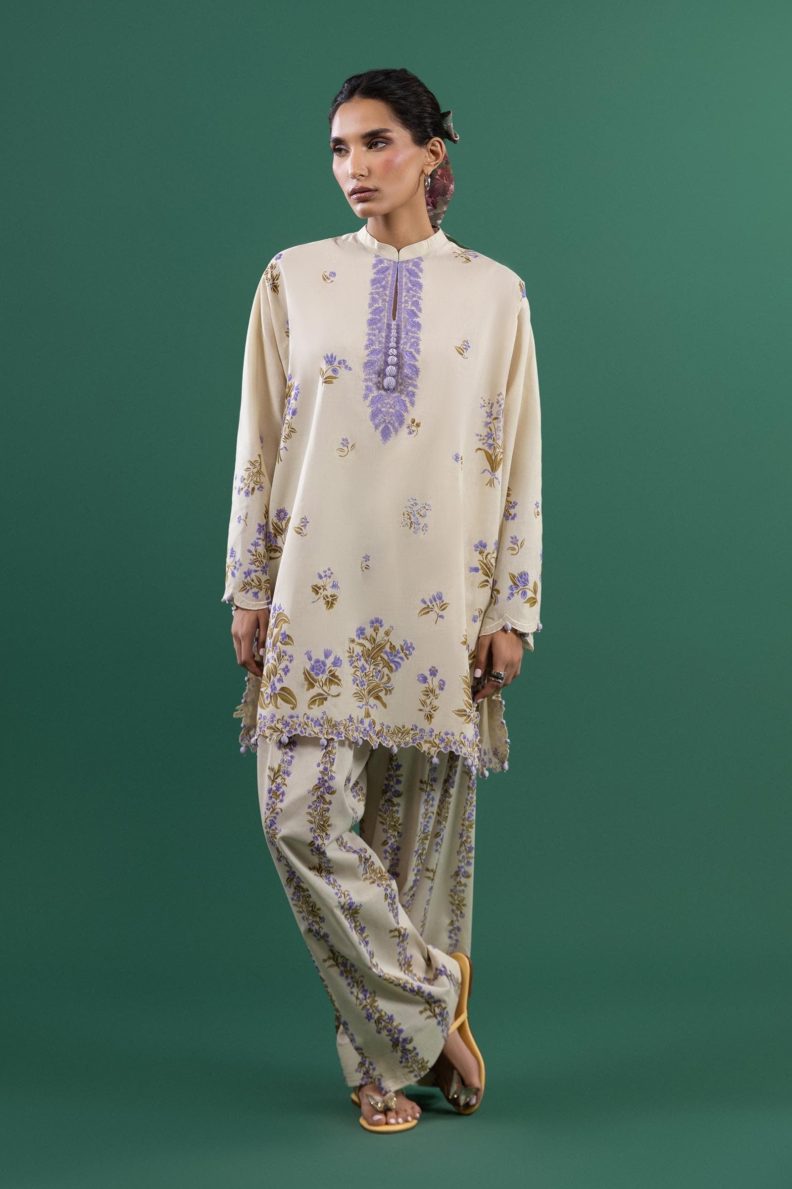 sanae Design 7B - Sana Safinaz Mahay Stitched – Janan