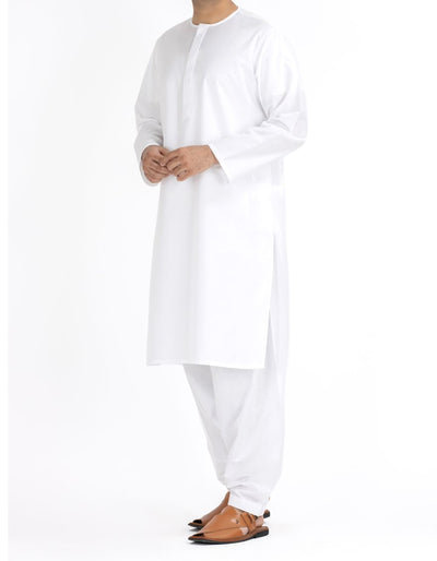 Blended White Inner Suit - Almirah