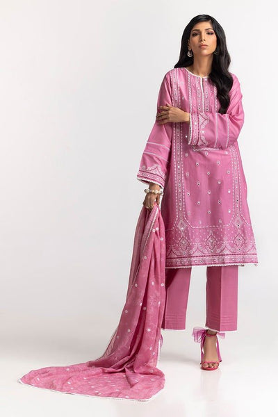 Lawn Pink Stitched Suit - Gul Ahmed