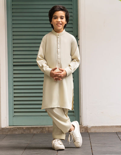 Blended Pistachio Shalwar Kameez - J. Junaid Jamshed