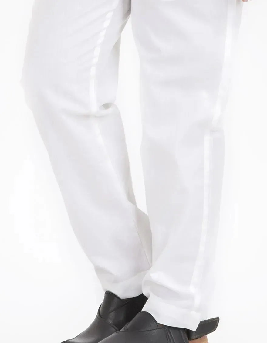 Cotton Off White Trouser - J. Junaid Jamshed