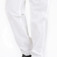 Cotton Off White Trousers - J. Junaid Jamshed