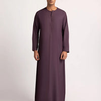 Blended Plum Jubba - J. Junaid Jamshed