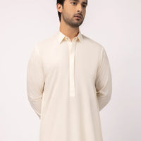 Blended Cream Jubba - J. Junaid Jamshed