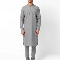 Blended Sky Blue Kurta Trouser - J. Junaid Jamshed